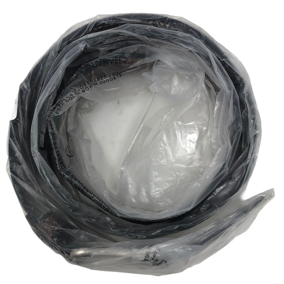 NEW NORDSTROM Fenny Bonded Brown Leather Dress Blt - Picture 2 of 10